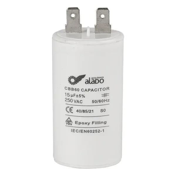 Capacitor Simples 15uf 250V - Lavadora